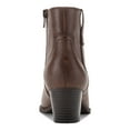 thumbnail image 2 of STYLE & COMPANY Womens Brown Comfort Perriee Round Toe Block Heel Zip-Up Western Boot 9.5 M, 2 of 4