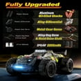 thumbnail image 4 of DEERC 1/14 Fast Brushless RC Car for Adults, 43 MPH High Speed 4x4 Off-Road RC Truck, Waterproof Monster Truggy, All Terrain Remote Control Drift Car for Boys 8-12, 2 Batteries, 3S Lipo Compatible, 4 of 9