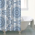 thumbnail image 5 of Extra Long Boho Shower Curtain 72x84 Inches - Vintage Floral & Tropical Leaves Pattern, Waterproof Bohemian Bathroom Decor with 12 Hooks, Tribal Rustic Style, 5 of 5