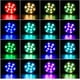 thumbnail image 2 of Luces decorativas de paisaje coloridas, iluminación LED impermeable, juego de 4 lámparas sumergibles RGB multicolor con control remoto, ideales para acuarios, piscinas, jardines y entornos acuáticos., 2 of 5