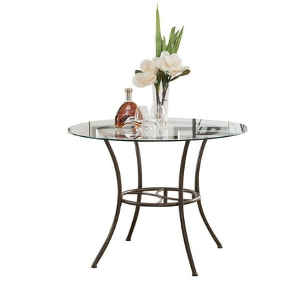 Copper Metal Glass Round Kitchen Dinette Dining Table Com Copper Metal Glass Round Kitchen Dinette Dining Table