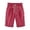 Red, variant on Bmisegm Summer Shorts for Women Plus Size Solid Color High Waist Elastic Waist Beach Workout Light Bermuda Shorts with Pocket Khaki XXXL
