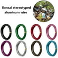 thumbnail image 3 of Hariumiu Anodized Aluminum Wire 4 Rolls 10m Bonsai Wire Set Anodized Aluminum Bendable Colorful Diy Garden Plants Cable Metal Bonsai Training Shaping Tool Kit, 3 of 8