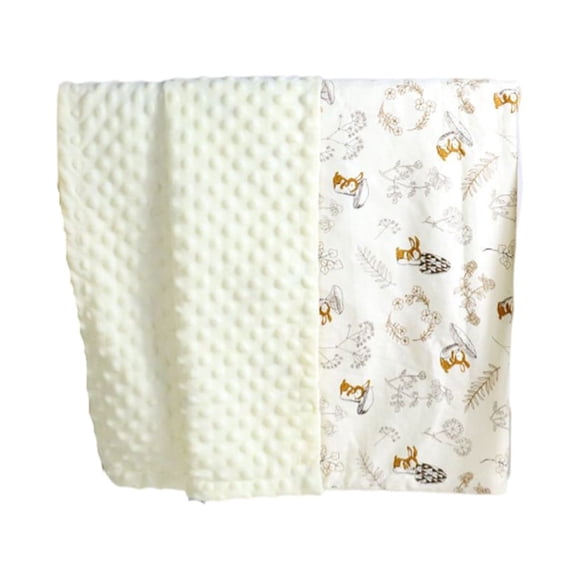 Billuyoard Manta de dormir para bebé de 105x75cm, edredón cómodo de doble cara para siesta, cama de viaje plegable para el hogar, clima frío, interior, Juegos de cama Beige Billuyoard HA071311-01