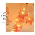 thumbnail image 6 of Janrevotw Halloween Autumn Maple Leaf Decorations Led String Lights Holiday Patio Decorations Halloween Party Decorations, 6 of 13