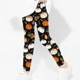 thumbnail image 4 of Bnwani Toddler Leggings Girl Fashion Fleece Corduroy Warm Cute Bowknot Black, 4 of 4