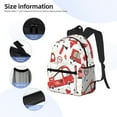 thumbnail image 5 of Daiia Fire Truck School Backpack for Men Women, Unisex Large Waterproof Bookbag Schoolbag Casual Daypack for High School/College/Teens/Travel/Work Black, 5 of 8