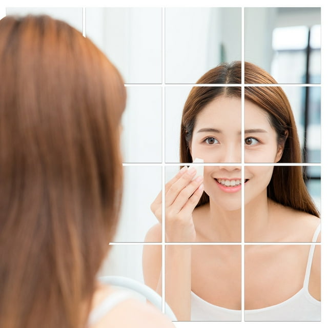 Less Than 5 Wall stickers Mirror Wall Sticker Home Decoration Combination Removable Mirror Sticker
