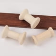 thumbnail image 3 of Abbracc 20pcs Wooden Bobbins Thread Spools Sewing Wire Storage DIY Accessory 48x31mm, 3 of 3