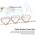 thumbnail image 4 of Titular De Número De Mesa, Titular De Tarjeta De Lugar En Forma De Corazón A Prueba De Herrumbre Exquisito Para Boda Para Fiesta, 4 of 7