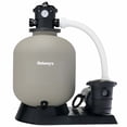 thumbnail image 2 of Doheny's Pool Pro Sand Filter System | 24" with 1.5 HP Pump | High-Flow, Large Filter Area | Durable Polymeric Tank with 6-Position Valve | Includes Pump, Base & Hose Kit |ideal For Above-Ground Pools, 2 of 4