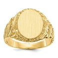 thumbnail image 6 of 14K Yellow Gold Men's Signet Ring Size 9, 6 of 6