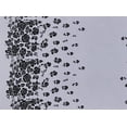thumbnail image 2 of Zelouf Sheer Matte Jersey W/blk Flocked  , Sewing, DIY, Crafts Fabric by the Yard, 009 Silver/blk, 1 Yard, 2 of 2