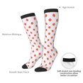 thumbnail image 4 of Naloa Strawberry Thigh High Socks Extra Long Stretchy Sock Women Over Knee High Opaque Stocking Daily Wear, 4 of 6