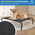 CLIBFENG Elevated Raised Cooling Cots HYZ01 Bed for Large Dogs