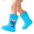 thumbnail image 5 of YHAJDS Kids Rain Shoes with Dinosaur Elastic Opening Waterproof Non Slip Short Boots for Boys Girls, 5 of 7
