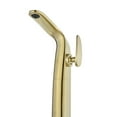 thumbnail image 4 of Chateau Single Hole, Single-Handle, High Arc Bathroom Faucet in Brushed Gold, 4 of 10