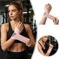 thumbnail image 1 of Serevi Lightweight Portable Adjustable Wrist Wraps Elastic Compression Support with Thumb Loop for Outdoor Hiking Trekking Mountaineering Non- Protective Gear Sleeves, 1 of 3