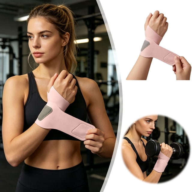 Serevi Lightweight Portable Adjustable Wrist Wraps Elastic Compression Support with Thumb Loop for Outdoor Hiking Trekking Mountaineering Non- Protective Gear Sleeves