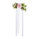 thumbnail image 2 of Respaldo de silla de boda con flores simuladas, decoración romántica para silla de pasillo de boda Rosa, 2 of 9