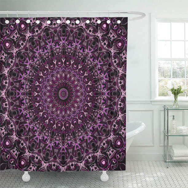CYNLON Pattern Mandala in Purple and Medallions ...