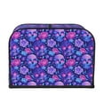 thumbnail image 2 of Pofeuu blue Skull purple flower1 Print Toaster Cover 4 Slice, Bread Dust Cover & Fingerprint Protection, Kitchen Small Appliance Covers(Toaster Cover), 2 of 7