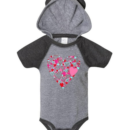 

Inktastic Heart of hearts- Valentine Gift Baby Boy or Baby Girl Bodysuit