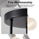 thumbnail image 3 of Neoglint AC 110-120V Retro 3 Heads Chandelier Hanging Pendant Lamp E26 Base Socket Holder for Living Room Bedroom Study Room Cafe Shop, 3 of 5