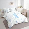 thumbnail image 3 of Castle Fairy 7-Piece Initial I Bow Queen Bedding Comforter Set, 3 of 8
