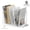 Transparent Style2, variant on Ihvewuo Magazine File Book Holder Desktop Organizer with 3 Compartments Clear Acrylic  Folder Rack Binder for Office Documents Classroom
