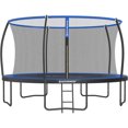 thumbnail image 1 of Songmics Kids 14' Outdoor Trampoline With Safety Enclosure Net and Safety Padding, 1 of 5