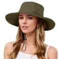 thumbnail image 2 of Bucket Hats for Men Women Summer Wide Brim Breathable Boonie Hat Uv Protection Sun Hat Fishing Hiking Hats, 2 of 5