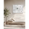 thumbnail image 5 of White Green Dandelion Wall Art for Living Room, Canvas Picture Wall Decor for Bathroom Bedroom, Grey Floral Leaves Painting Artwork for Office Kitchen Hallway Dining Room Home Decorations 24"x32", 5 of 8