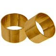thumbnail image 4 of SKAVIJ Napkin Rings Set of 6 for Dinner Parties, Dining Table Decoration Handmade Napkin Holder (Gold), 4 of 5