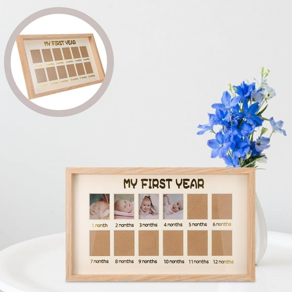 GOOHOCHY  Growth Memorial Photo Frame Baby Boy Newborn Gifts Picture Frames