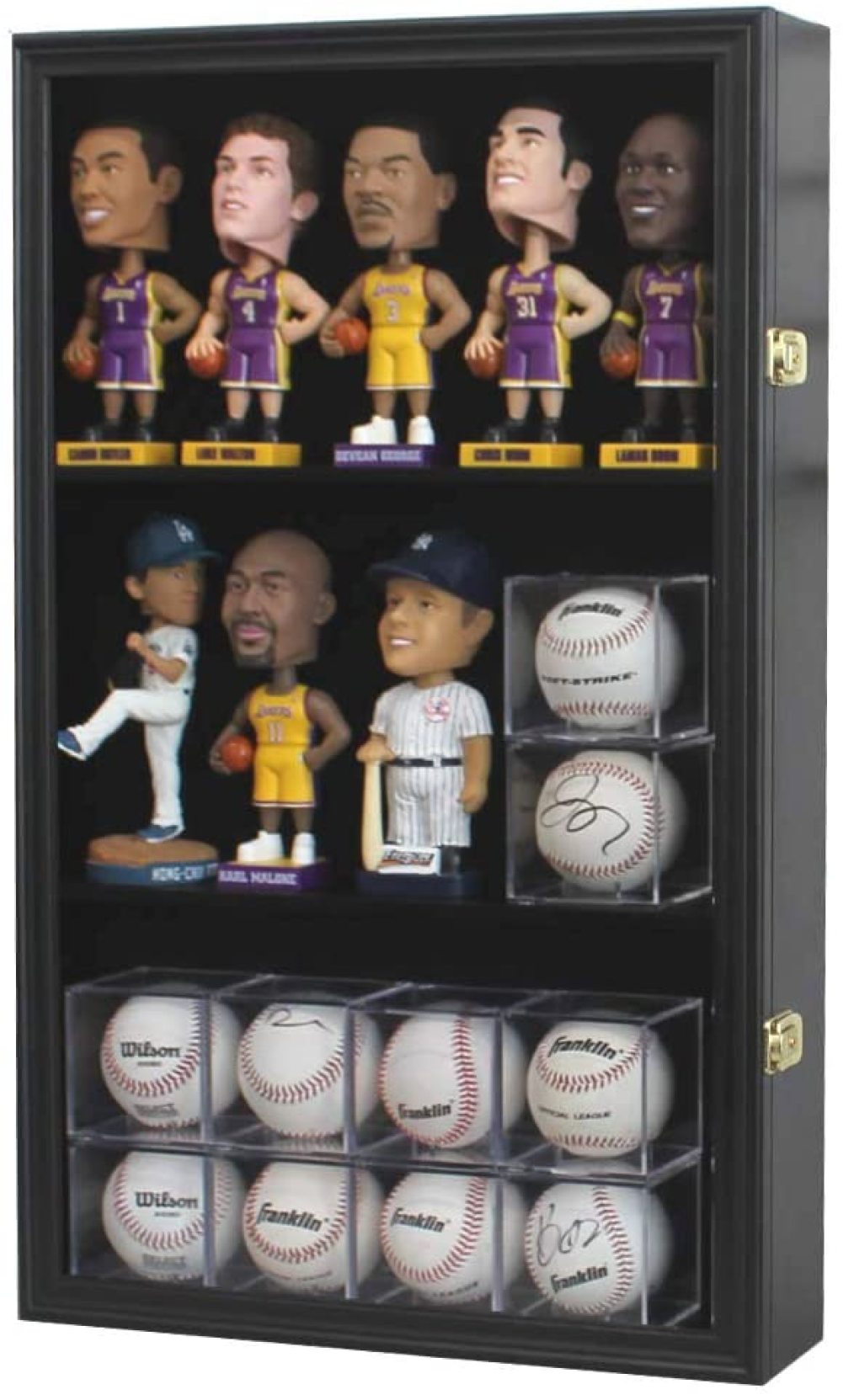 Bobble Head Display Case Bobblehead Holder Wall Rack for