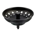 thumbnail image 3 of Tapón de fregadero para baño y baño, tapón de fregadero de cocina, tapón de residuos sin obstrucciones, colador de fregadero de cocina de acero Negro BLESIY Colador fregadero, 3 of 8