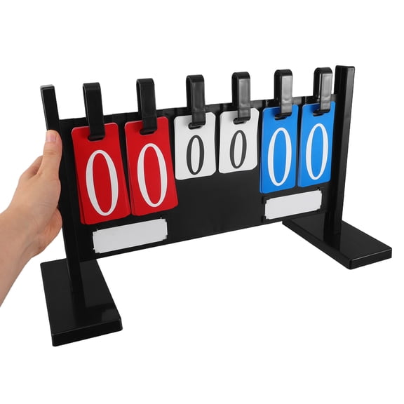 ELAYARD Weatherproof Plastic Scoreboard with Simple for Multiple Sports Events and Outdoor Use