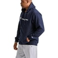 thumbnail image 3 of Champion Men's Big & Tall Script Hood Pullover Fleece, Navy, Size 3X, 3 of 6