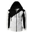 thumbnail image 3 of Sweat à Capuche Zippé pour Hommes Grande Taille, 3 of 4