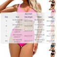 thumbnail image 4 of Nfurl Women's Bikini Swimsuits 2 Piece High Waisted Bikini Sets Summer Swimwear Bathing Suits for Vacation Beach Sky Blue,XL, 4 of 8