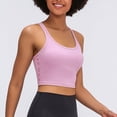 thumbnail image 3 of Sujetador deportivo a prueba de golpes, tops atléticos, ropa de entrenamiento, sujetador de yoga con almohadilla para el pecho para mujeres, 3 of 6