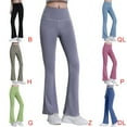 thumbnail image 3 of EFINNY Women Height Waist Flare Leg Pants Quick Dry Tight Slimming Fitness Yoga Pants, 3 of 3