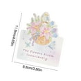 thumbnail image 3 of Anhility Valentine's Day Flower Greeting Cards, Flower Bouquets Design, Romantic Message Card Blessing Card for Valentine's Day, Mother's Day & Other Holidays, 3 of 5