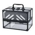 thumbnail image 3 of Yinanstore Makeup Case Beauty Storage Box Extra Large Carrying Suitcase Hard Shell Toiletries Organizer Make up Carrier for Makeup Tools, 3 of 8