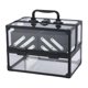 thumbnail image 3 of Case de tren de maquillaje Portable Ligero, Mango de transporte, Multipropósito, Organizador de artículos de tocador de caja de herramientas, 3 of 9