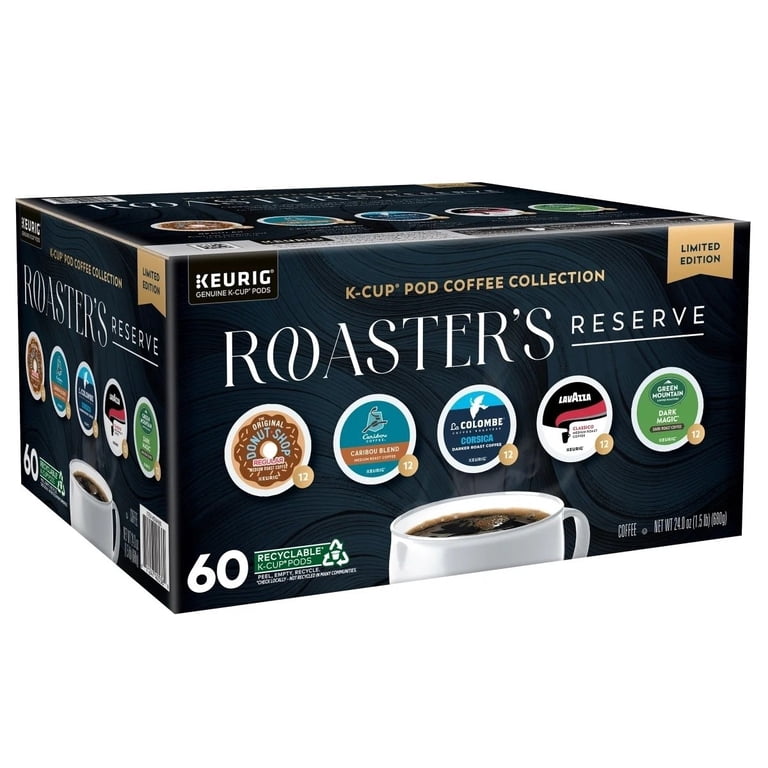 Roaster's Reserve Coffee K-Cup Pod, Variety Pack (60 Count