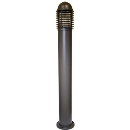 Dabmar Lighting D3300-BZ Powder Coated Cast Aluminum Bollard Light, Bronze - 43.25 x 6.69 x 6.69 in.