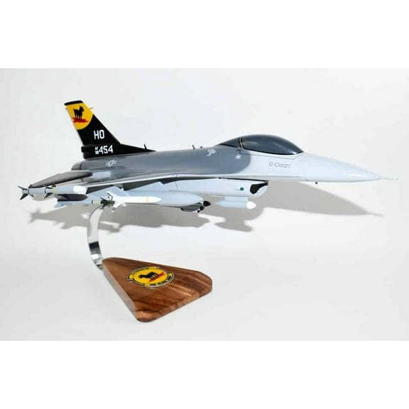 Lockheed Martin® F-16 Fighting Falcon®, 8th Fighter Squadron Black Sheep, 18" Mahogany Scale Model