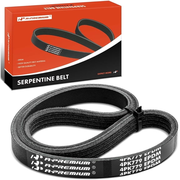 A-Premium Engine Serpentine Drive Belt Fit for Honda, Nissan, Acura, Chevrolet, Daihatsu, Eagle, Infiniti, Mazda, Mitsubishi & Pontiac Cars - Civic, Altima, Murano, Maxima, Quest, Integra, I30